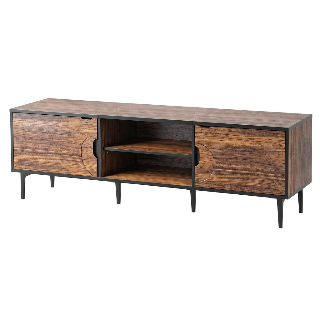 Armoire, avec étagères, en chêne, 180 x 35 x 49 cm, pour la chambre