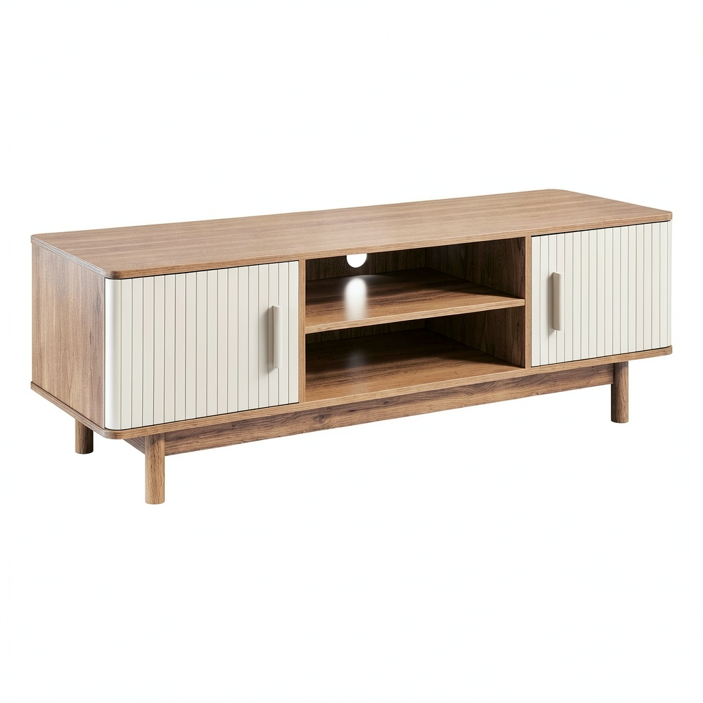 Armoire, avec rangement, en chêne et panneaux de bois, 140 x 40 x 45 cm, pour la chambre