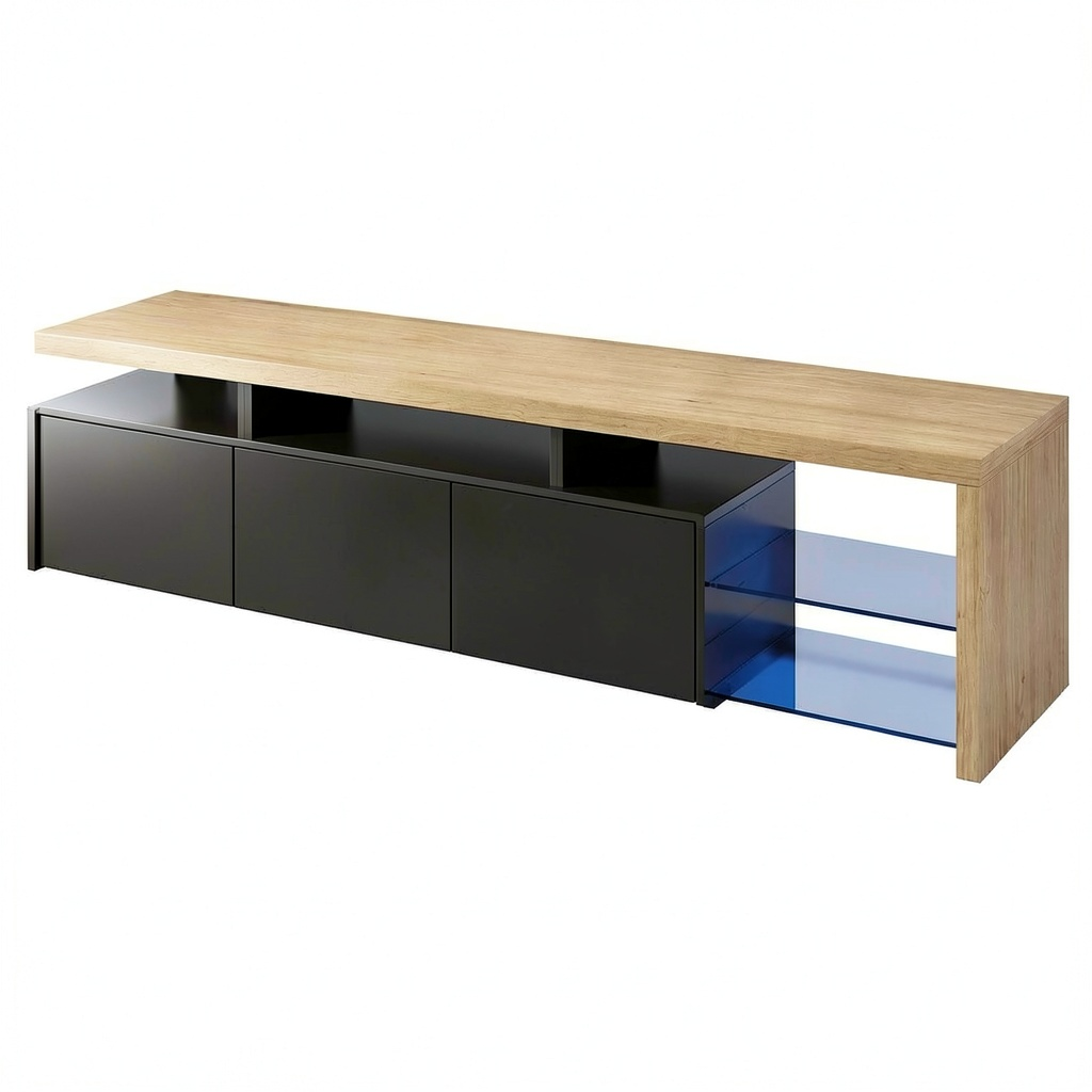 Meuble TV, avec rangement, avec tiroirs, pour le salon